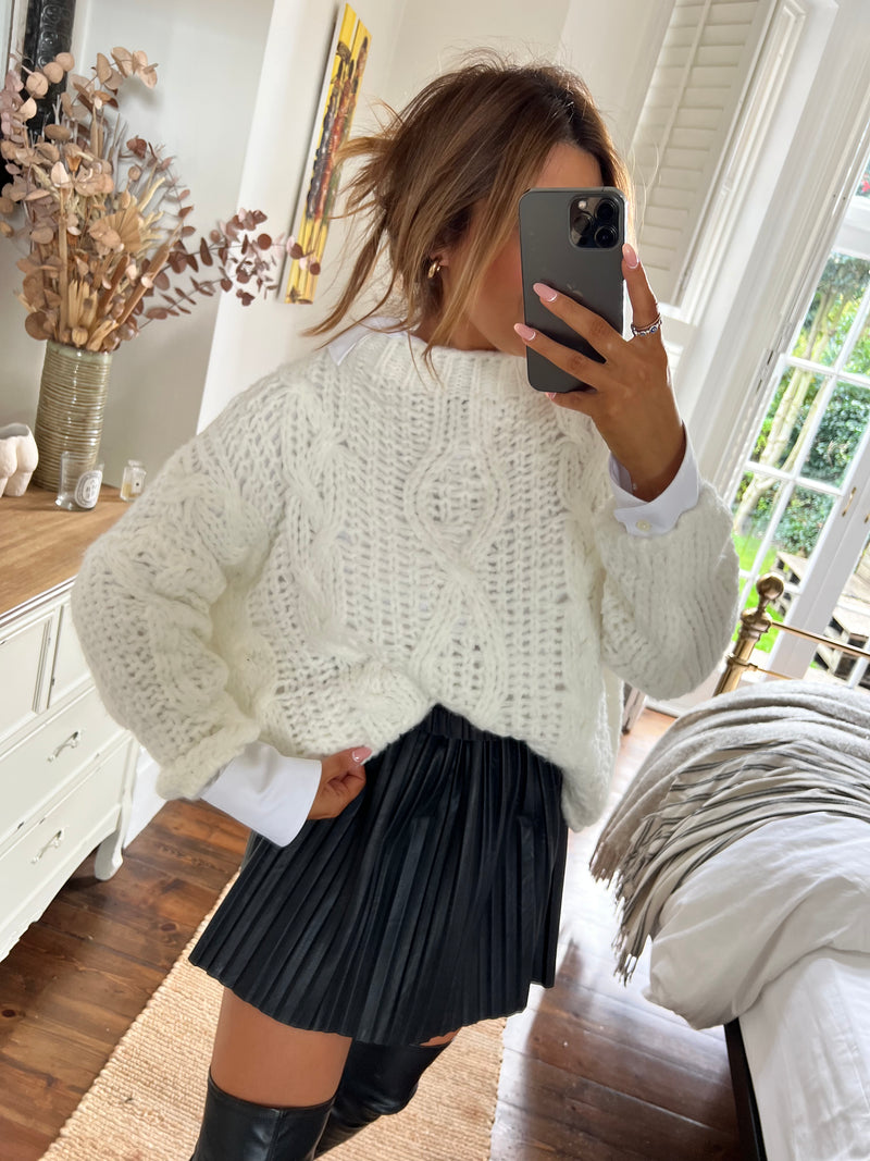 SIMONE Cable Knit Jumper (More Colours available)